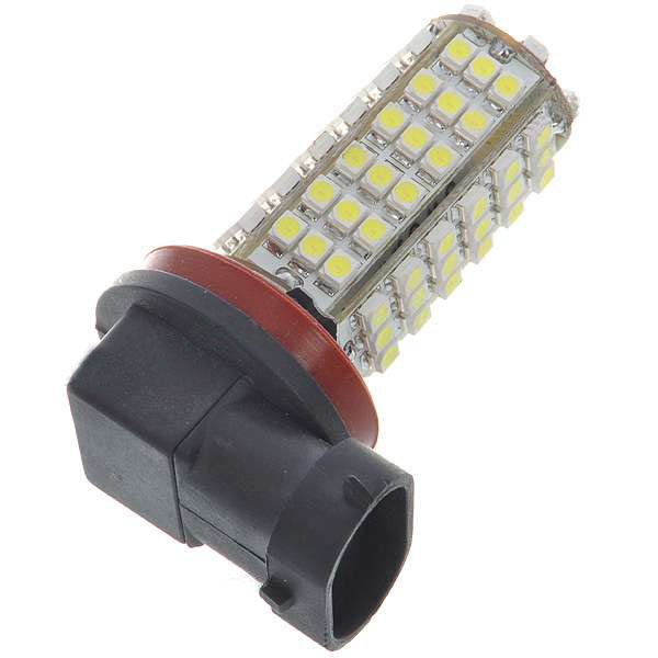 1PCS New H11 5W 102-SMD LED 6500K 450-Lumen White Fog Lights for Car