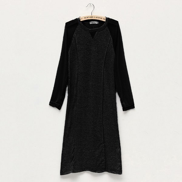 Women Sexy Plus Size Dress Mesh 3/4 Sleeve Slim Casual Mini Dress