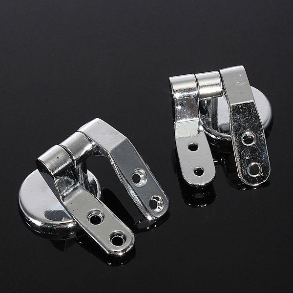 Replacement Toilet Seat Hinge Set Chrome Hinge With Fittings