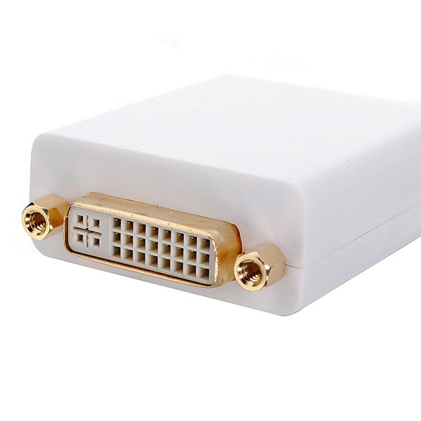 New Mini Displayport DP to DVI Adapter for MacBook Pro Air
