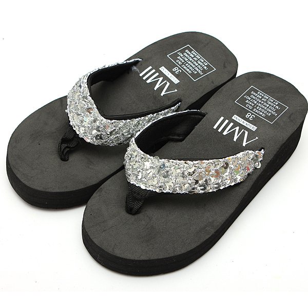 Sequins Beach Flip-flops Slippers