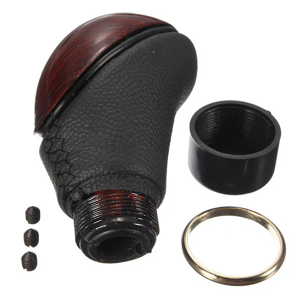 Manual PU Leather Car Motor Gear Shift Lever Gear Knob Shifter