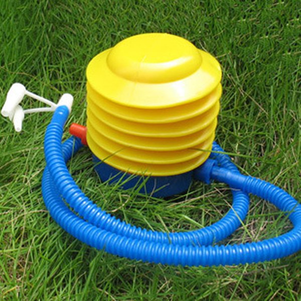 Inflatable Float Foot Pump Plastic Swim Ring Toys