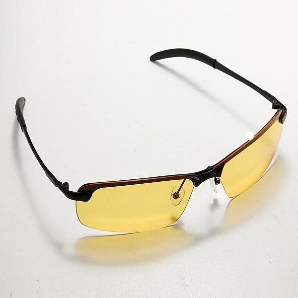 UV400 Mens Cycling Driving Polarized Night Vision Glasses Sunglasses