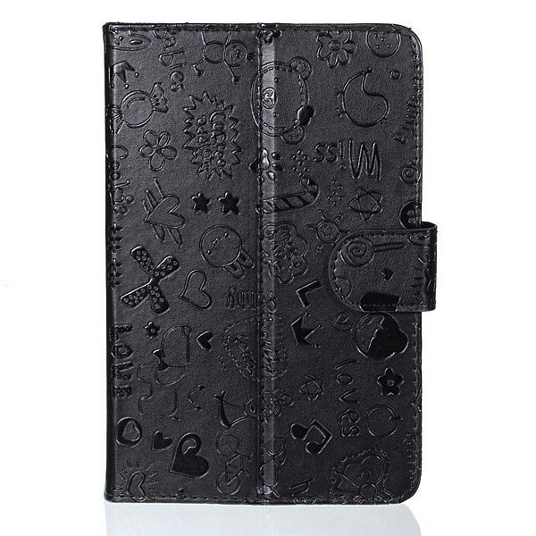 Cute 7 Inch Universal Foldable PU Leather Case Stand For Tablet PC