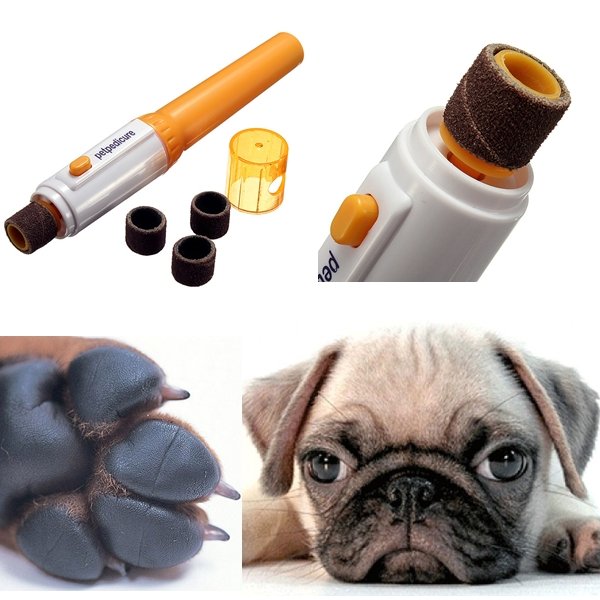 Pet Dog Cat Electric Nail Trimmer Grooming Tool Care Grinder Clipper