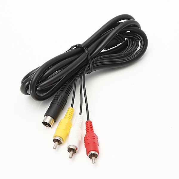 6 Feet Audio Video AV RCA Connection Cable fits Sega Genesis 2 / 3 A/V