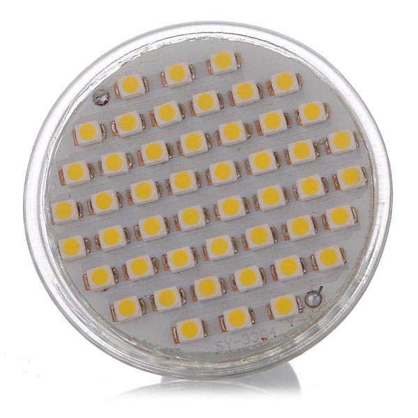 GU10 3W Warm White 48 SMD 3528 LED Spot Light Lamb Bulb 195-240V