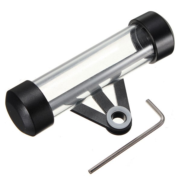Black Motorcycle Tube Tax Disc Cylindrical Holder Frame Waterproof