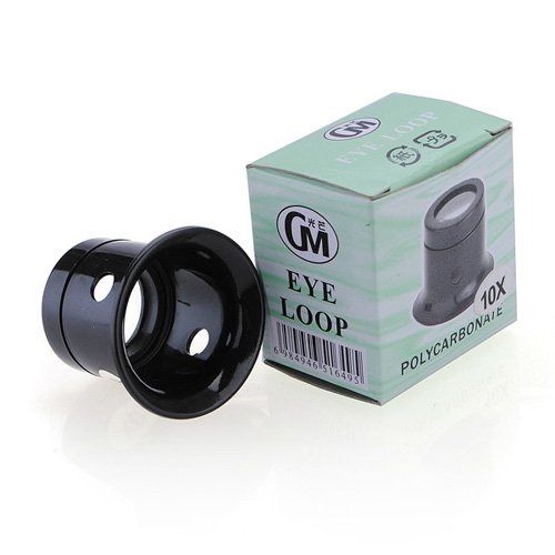 NEW Loupe Black Eye Loupe 10X Jewelry Tools Loop Magnifier Watch tool