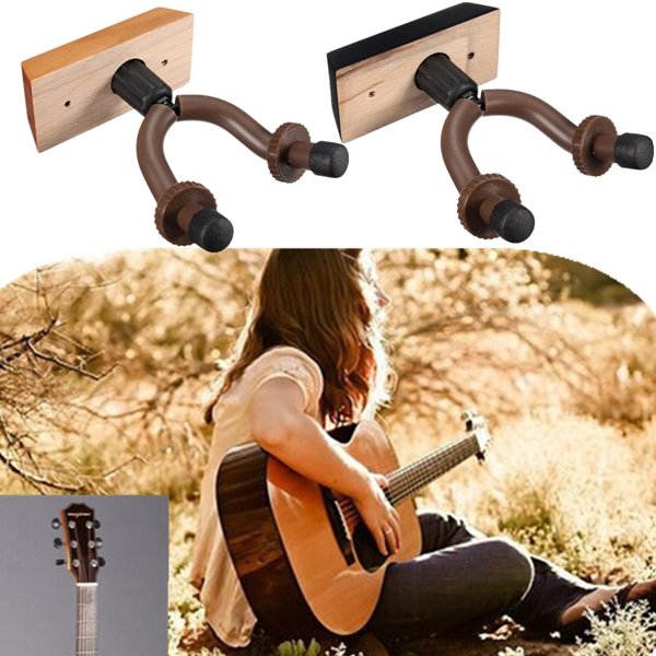 Guitar Hanger Hook Holder Wall Mount Display For Guitars Bass Violin