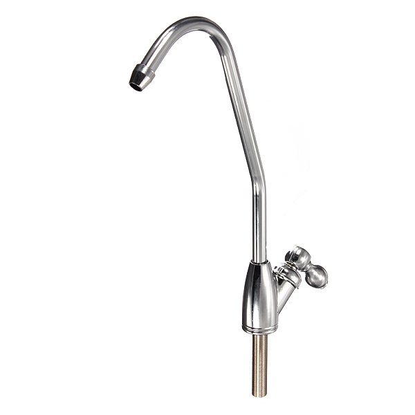 Chrome Finish Faucet Single Handle Bathroom Drinking Water Tap