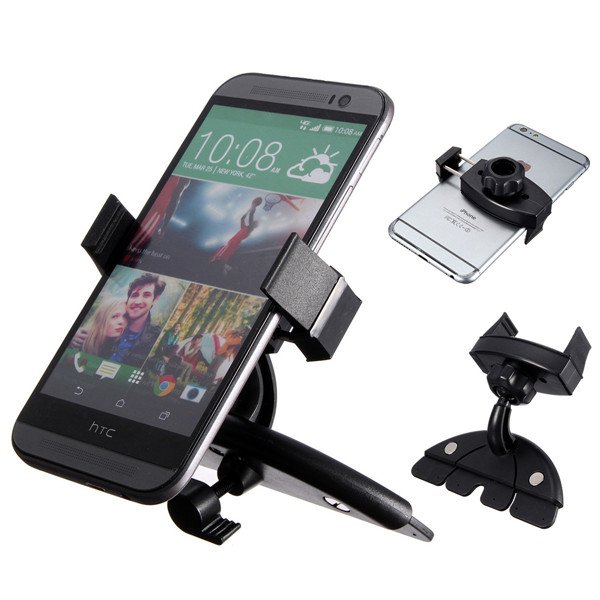 Car CD Slot Holder Mount Stand For iPhone 6 Plus 5S 5 GPS MP3