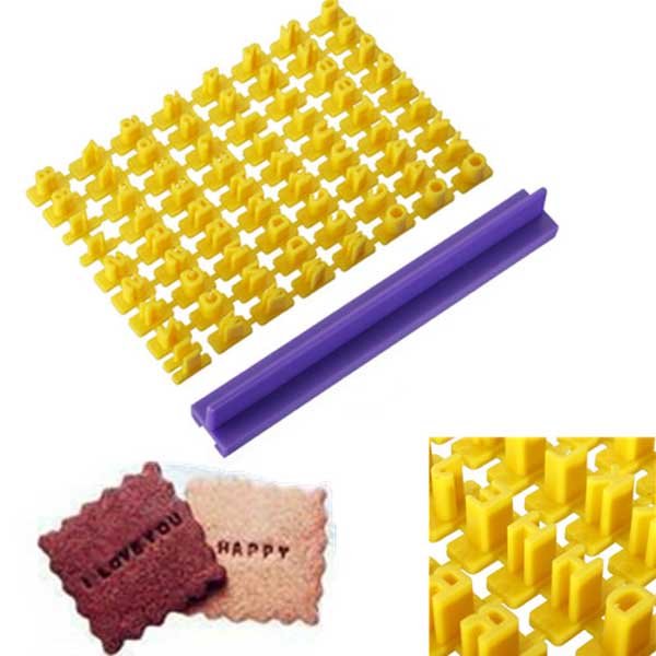 Letter Biscuit Cake Cutter Fondant Cookie Mould Stamp