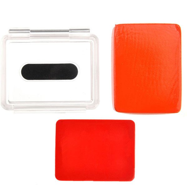 Gopro 3/2 Waterproof Shell+Buoy Backdoor Cover With 3M Sticker