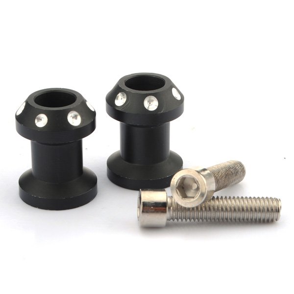 8mm Motorcycle Black Swing Arm Spool Bobbin for Honda Suzuki Ducati