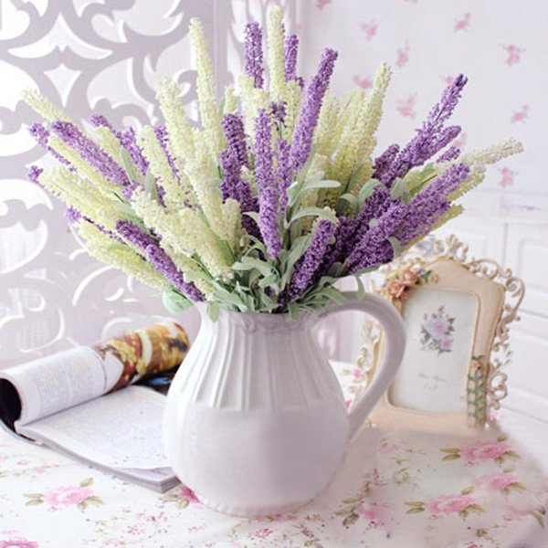 4 Colors Artificial Lavender Flower Home Party Wedding Decoration
