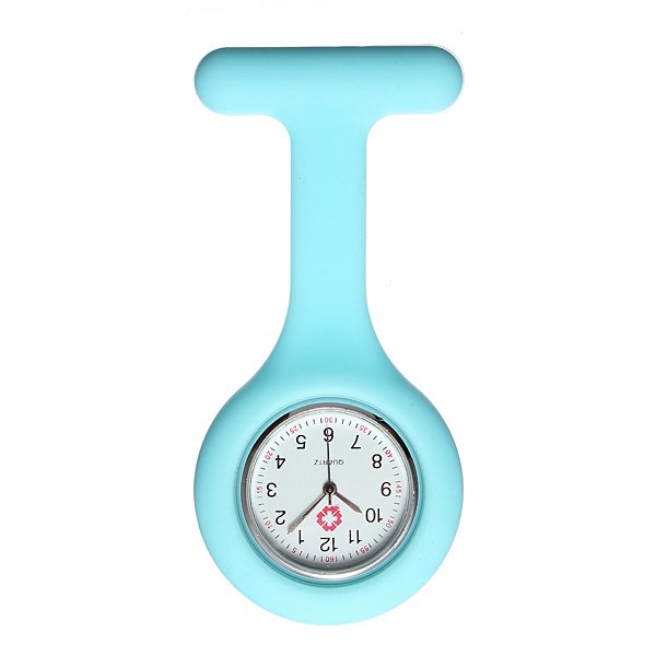 Silicone Nurse Brooch Fob Tunic Pendant Candy Quartz Watch