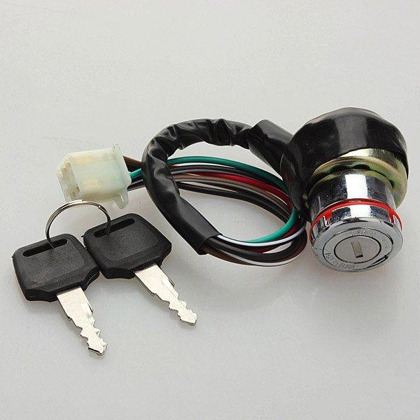 Ignition Key Switch 6 Wire for Kazuma Falcon 50cc-125c ATV Go Kart