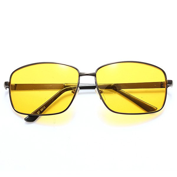 Night Vision Driving Sunglasses Yellow Lens HD Sunglasses