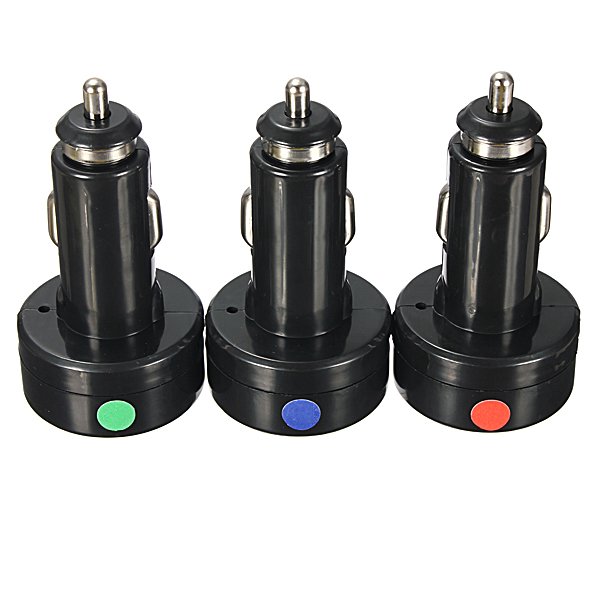 USB 2In1 Digital LED Voltmeter Readout Car Charger Battery Monitor