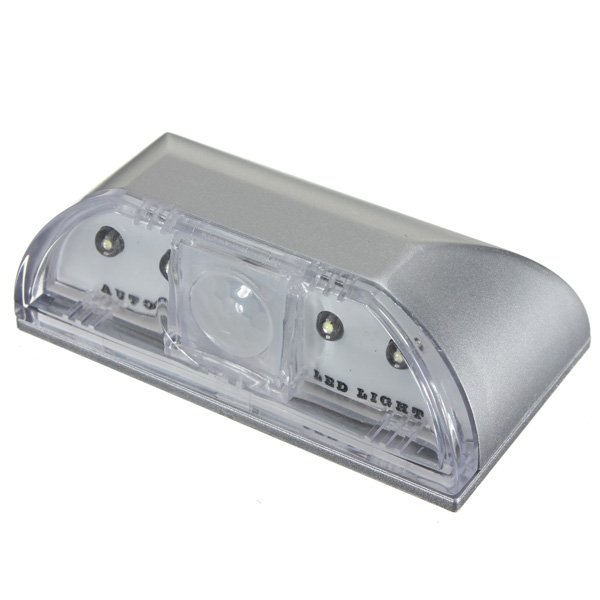 4 LED IR Sensor Light Auto Pir Keyhole Motion Detection