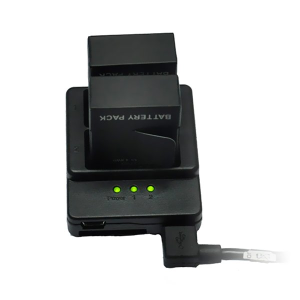 Dual 2 Battery USB Charger For Gopro 3/3+ AHDBT-201/301