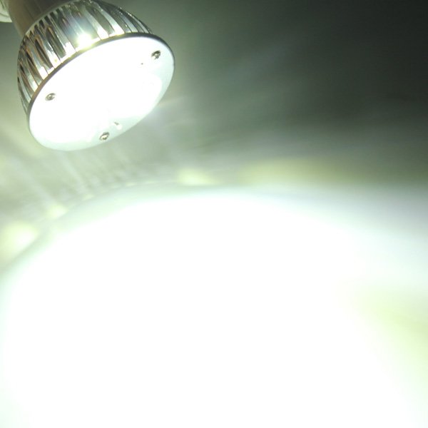 E27 6W White/Warm White 3LED Spot light Lamp Bulb AC85-265V