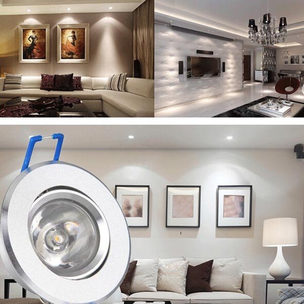 3W 300LM 3500K Warm White LED Ceiling Light 100-240V