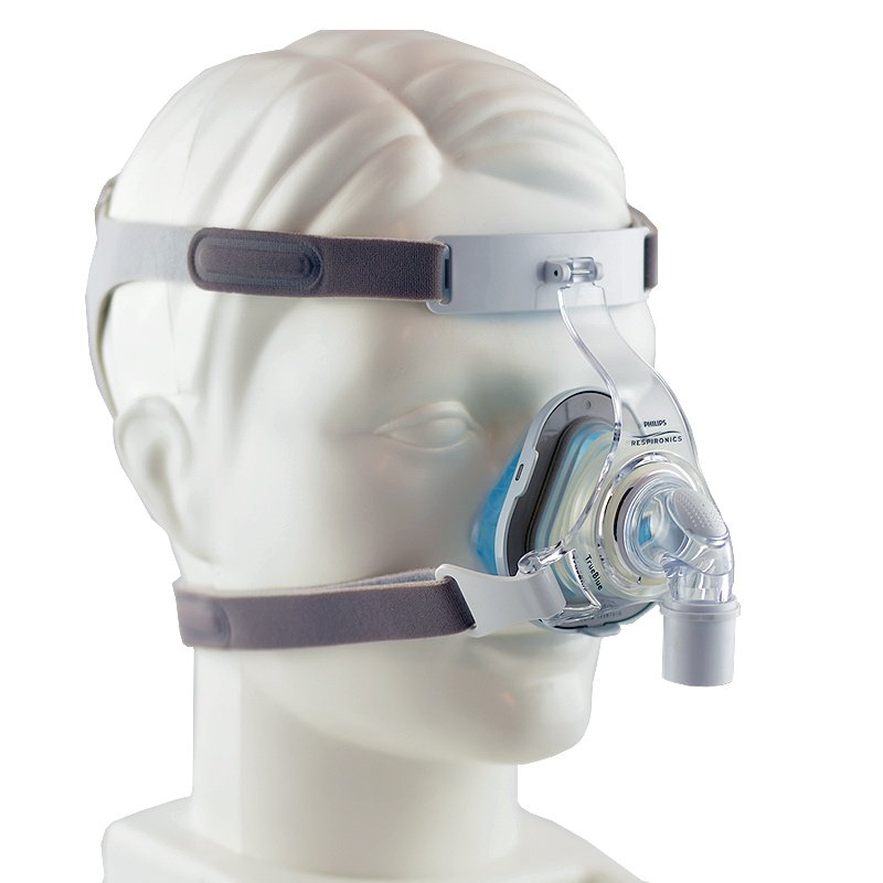 40% off -- NEW Respironics TrueBlue Gel Nasal CPAP Mask with Headgear, Size L