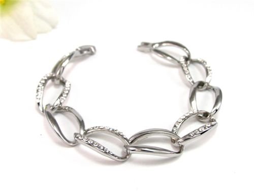 White Gold Plated + Swarovski Crystal