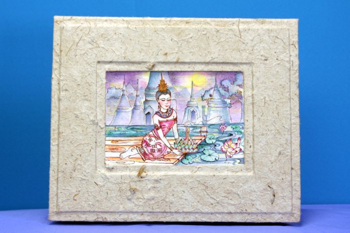 Pineapple sa picture frame
