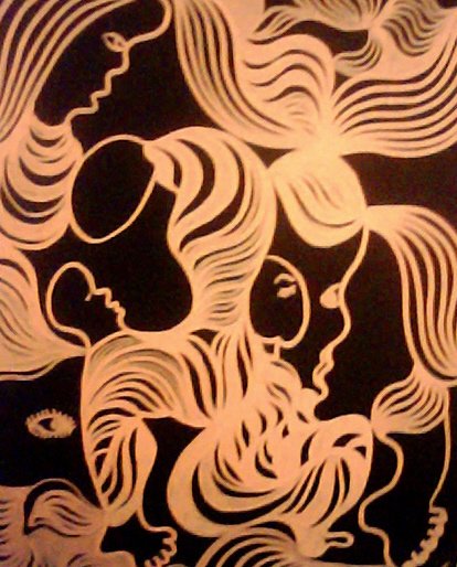 Thinking 20inx16in