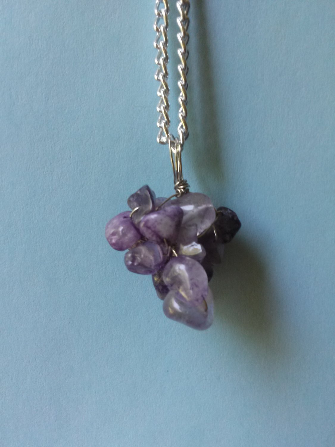 Amethyst Cluster Pendant