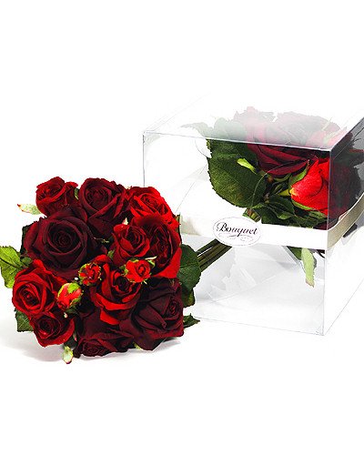 Small Red Rose Bouquet 10"