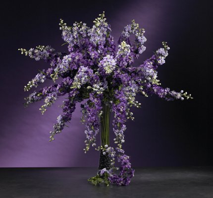 38.5" Delphinium Stem (Set of 12) - Purple