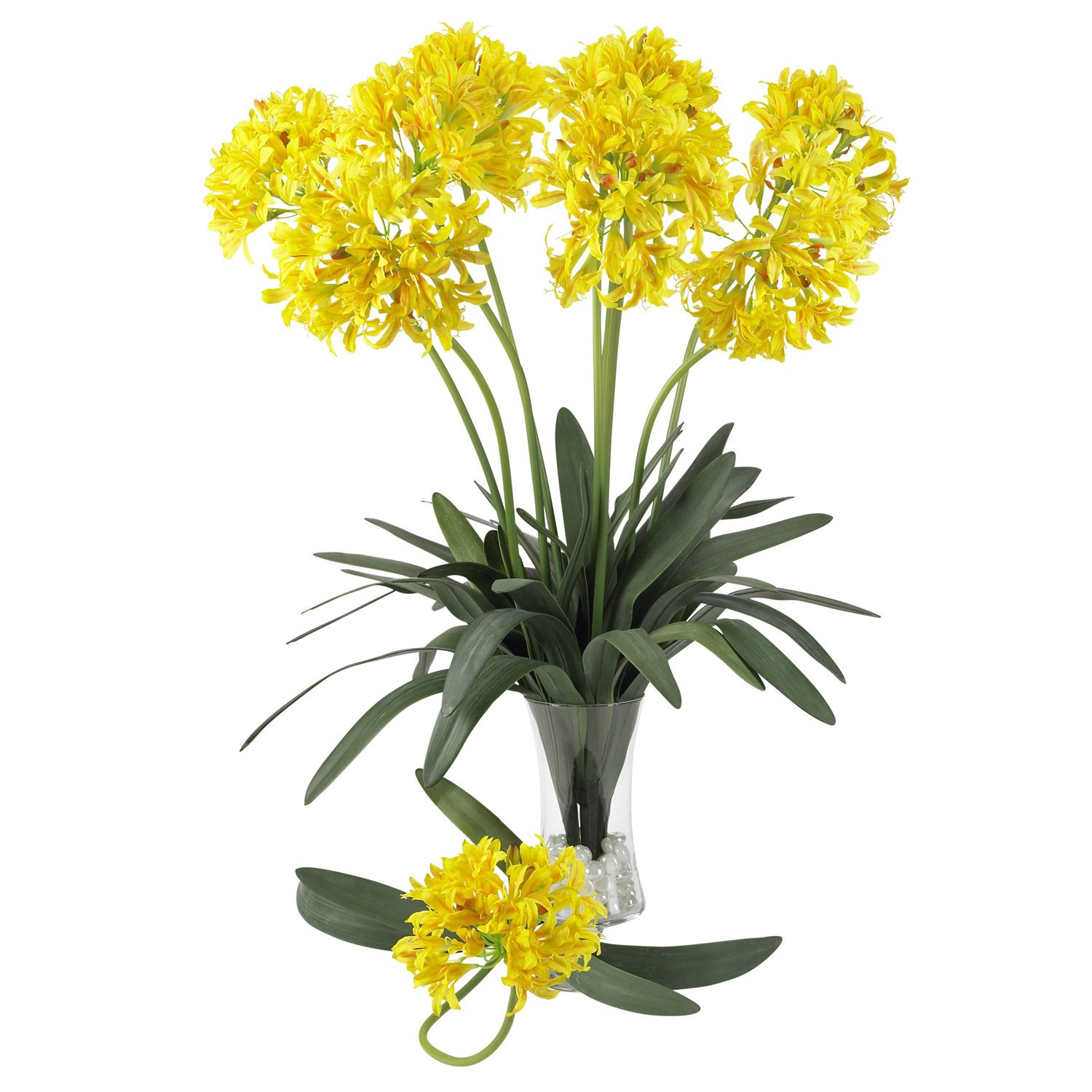29" African Lily Stem (Set of 12) - Yellow