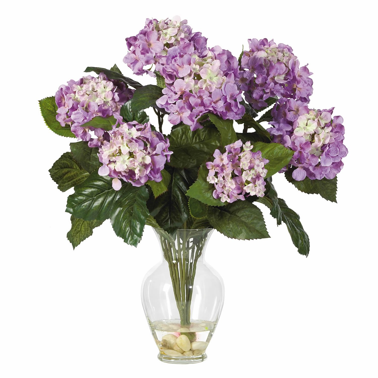 Hydrangea Liquid Illusion Silk Arrangement - Lavender