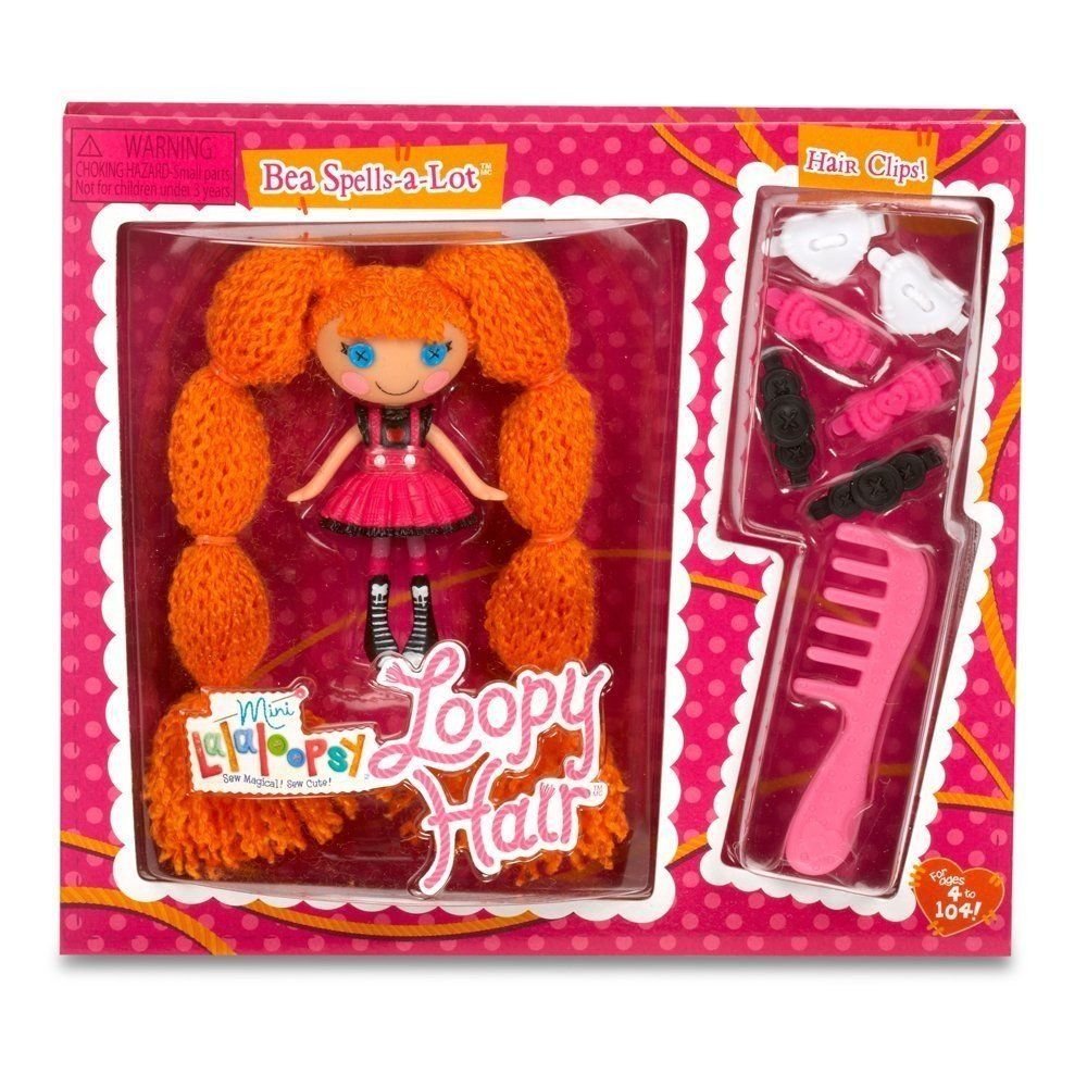 Lalaloopsy Mini Loopy Hair Bea Spells-a-Lot 3 in. Doll RA1-BSL