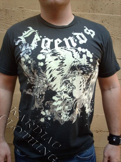 Legends Of Style "silver eagle" T-shirt + Free Ed Hardy Poster