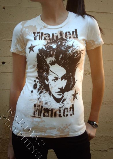 Purple Wing T-shirt "Wanted Jersey" + Free Ed Hardy Poster