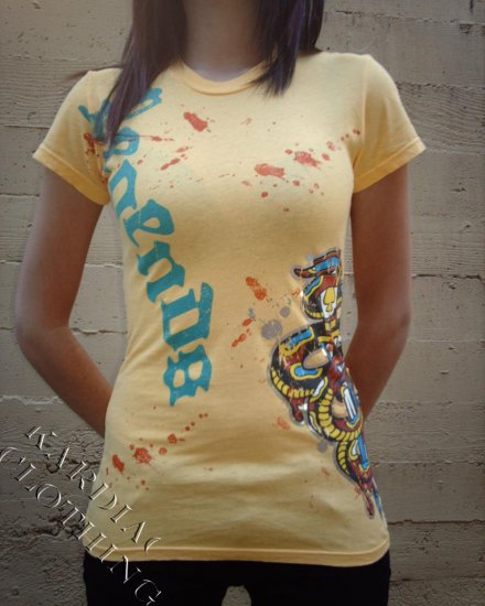 Legends of Style T-Shirt "Yellow Snake" + Free Ed Hardy Poster