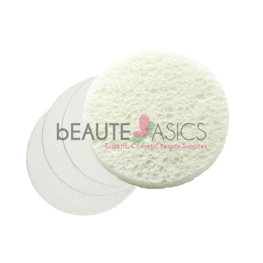 25 Pcs White Compressed Facial Sponges - S1925Wx1