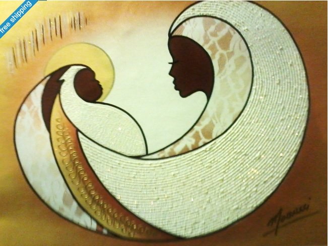 ORIGINAL OIL PAINTING -"THE LORD'S BLESSING (BABY BOY)"
