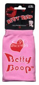 Betty Boop Cell Phone Pouch - Pink Name