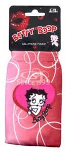 Betty Boop Cell Phone Pouch - Betty in Heart
