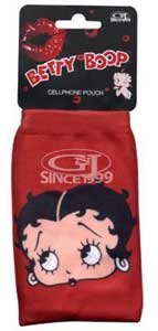 Betty Boop Cell Phone Pouch - Red Face Betty
