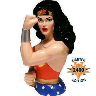 Wonder Woman Limited Edition Bust Cookie Jar - Brand New