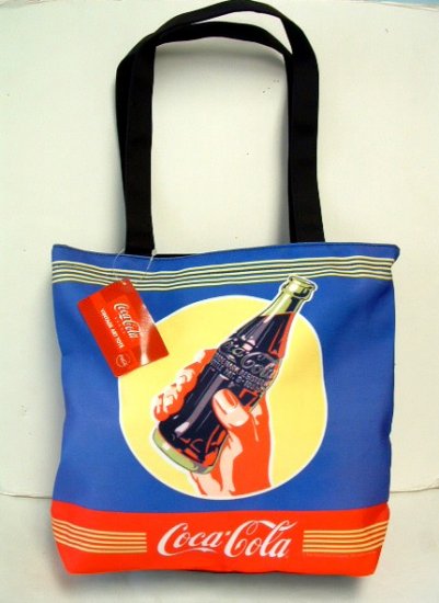 Coca-Cola Blue Tote Bag - New w/Tags