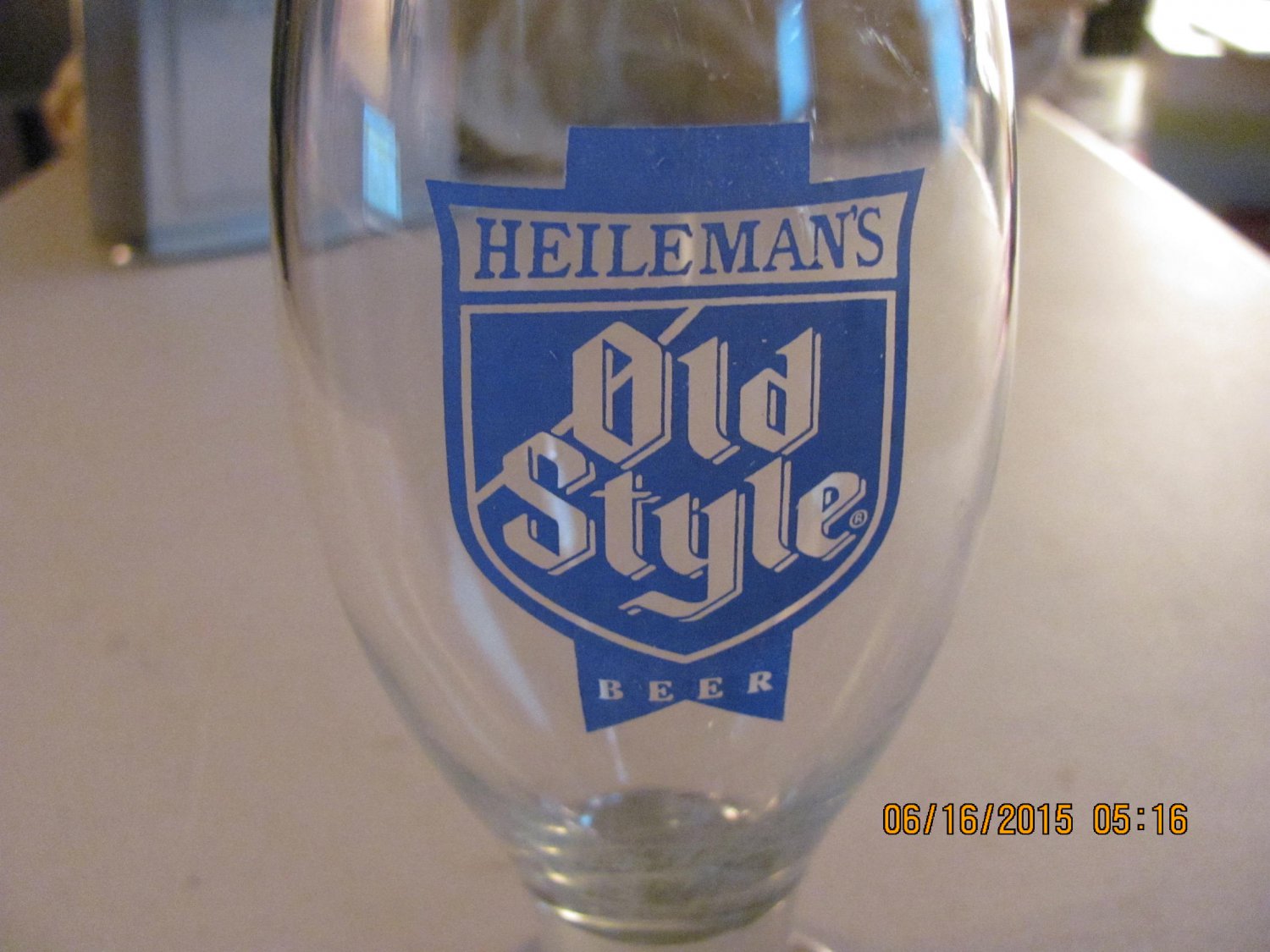 Vintage Heilemans Old Style Beer Glasses
